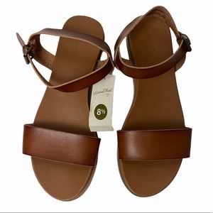 Universal Thread Nyla Ankle Strap Cognac Sandals